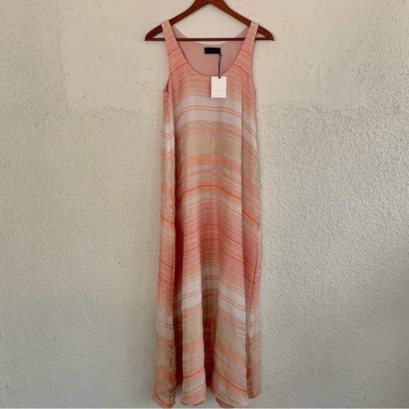 HATCH Maternity The Sunset Striped Maxi Dress - Picture 2 of 7